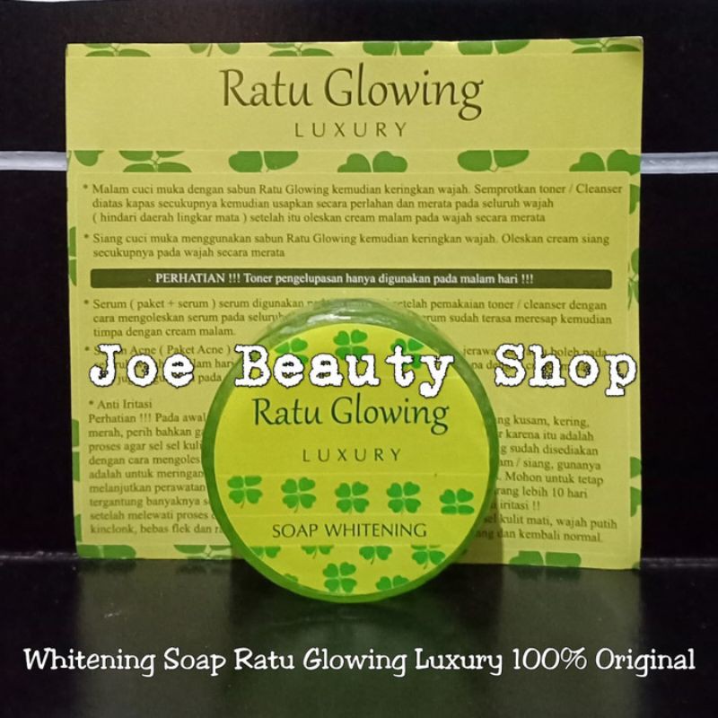 WHITENING SOAP RATU GLOWING LUXURY 100% ORIGINAL
