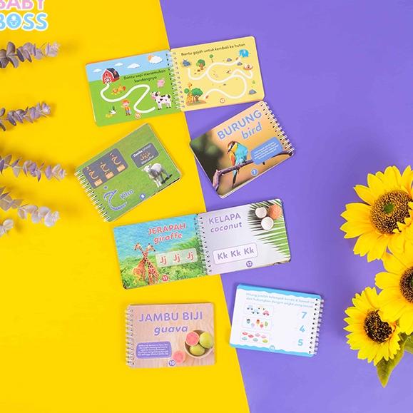 Buku Edukasi Anak Paud TK Balita Umur 2 3 4 5 Tahun Belajar Menulis Membaca Menghitung Menebalkan Hu