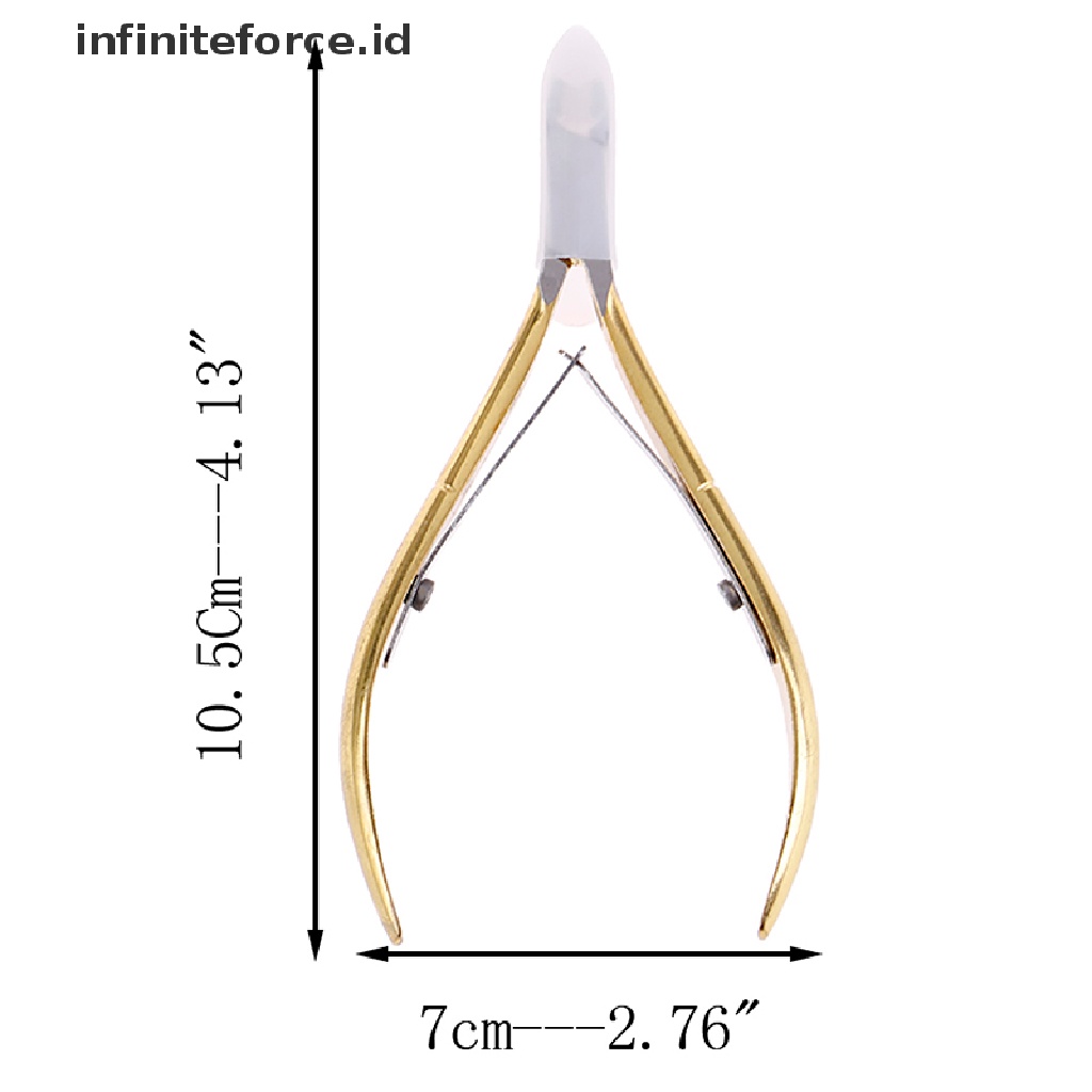 Infiniteforce.id Gunting Kuku Kutikula / Kulit Mati Bahan Stainless Steel Untuk Manicure / Nail Art