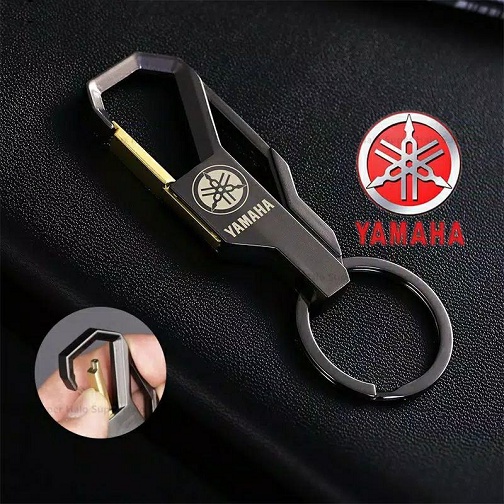 Gantungan Kunci Remote Motor Mobil Logo Yamaha Paduan Logam Kreatif Cocok Untuk R15 Mt15 Vixion Xsr