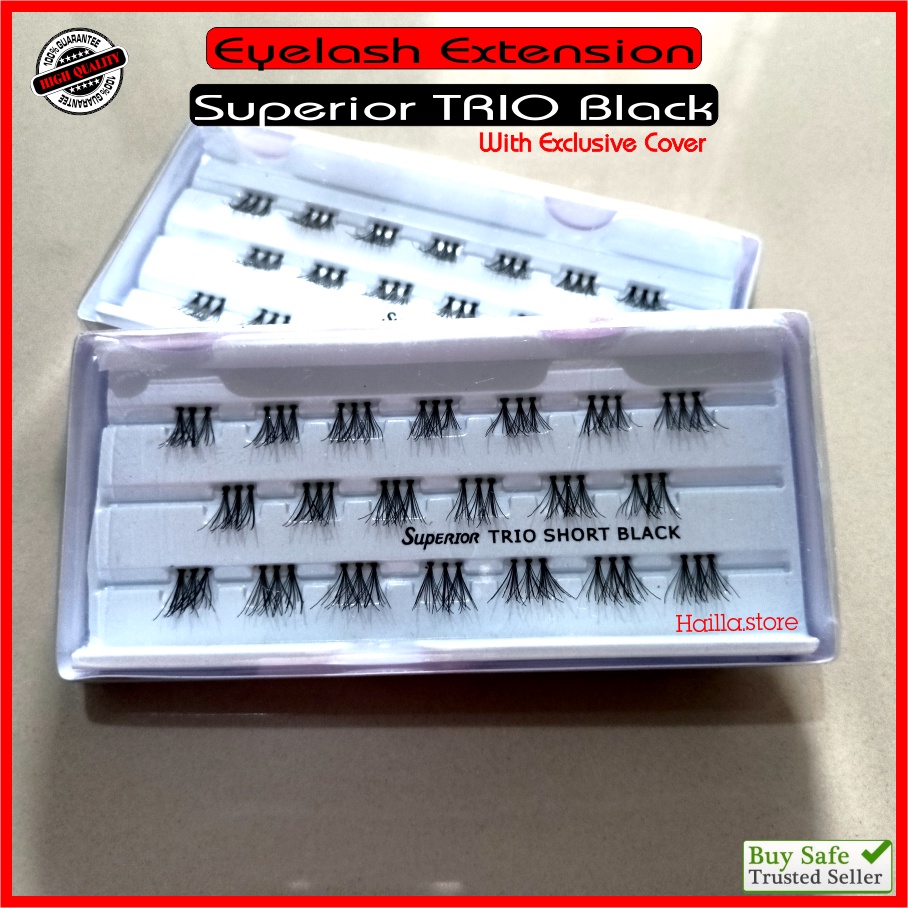 Bulu Mata Eyelash Extension TRIO Kualitas Export PREMIUM QUALITY