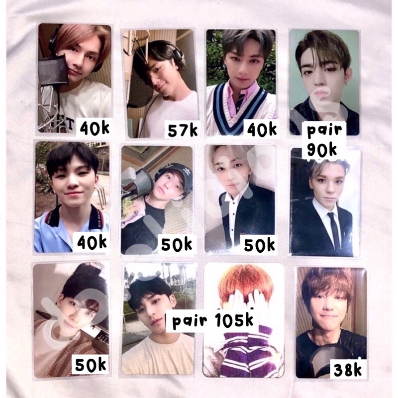 pc seventeen mingyu jun hoshi scoups vernon woozi dino photocard an ode semicolon henggarae the real