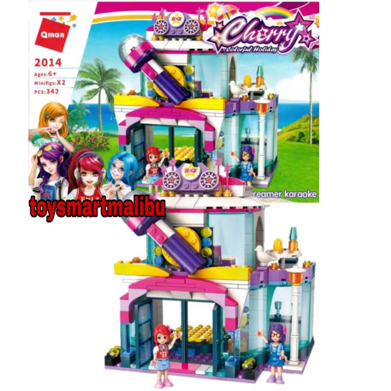 lego Qman cherry colorfull holiday dramer karaoke/lego cewe/mainan anak lego terbaru
