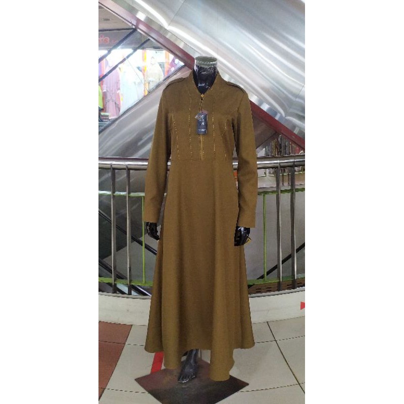 GAMIS BUSUI PNS PDH PEMDA KHAKI COKLAT TUA BAHAN DIJAMIN ADEM DIPAKAI