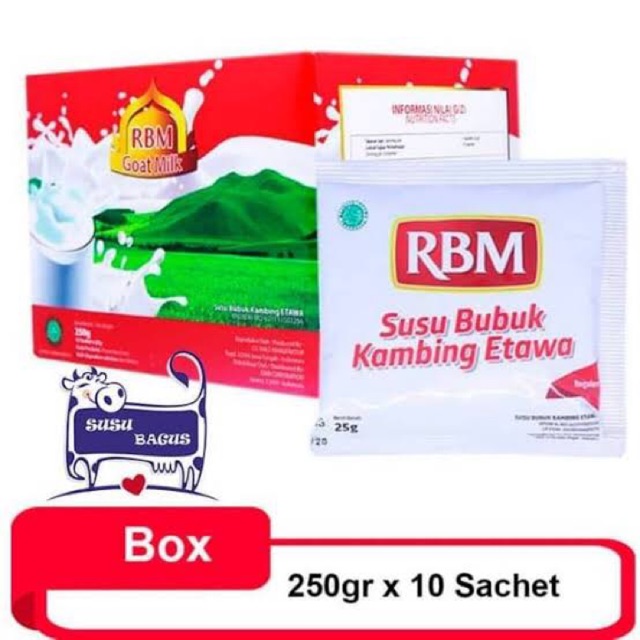 

RBM SUSU BUBUK KAMBING ETAWA 250g BOX