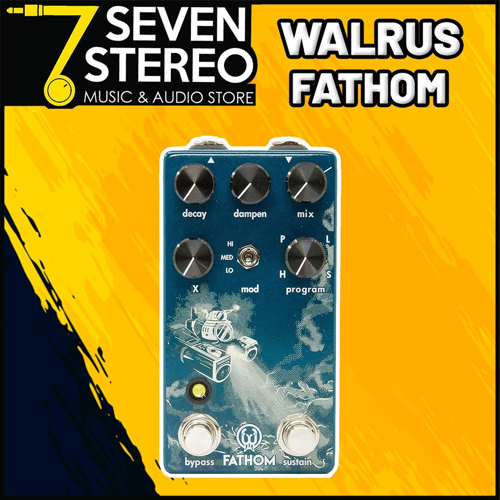 Walrus Audio Fathom Multi-Function Reverb Guitar Effects Pedal