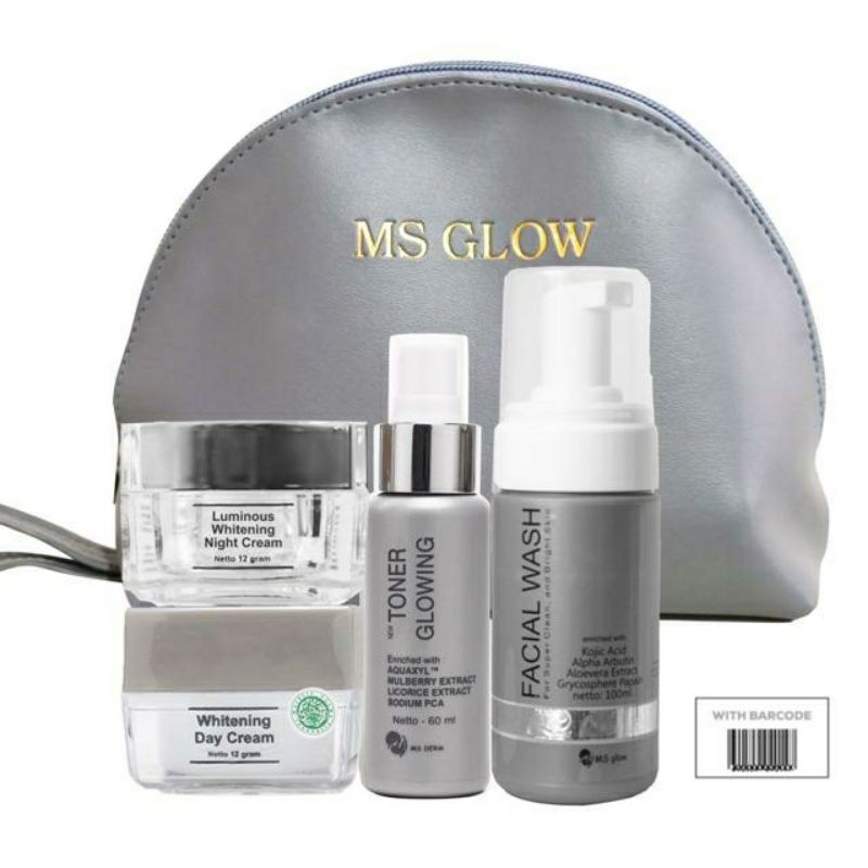 MS Glow Paket Luminous Whitening / Paket Glowing MS Glow Original