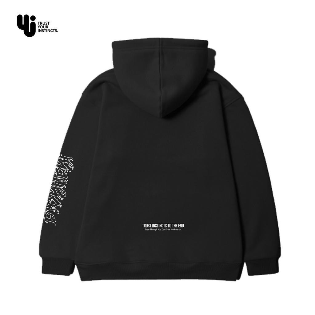 Yui Sweater Hoodie Black Instincts