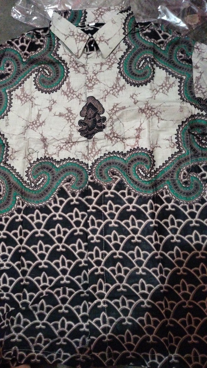 Kemeja Batik Pria Lengan Panjang M L Xl Xxl