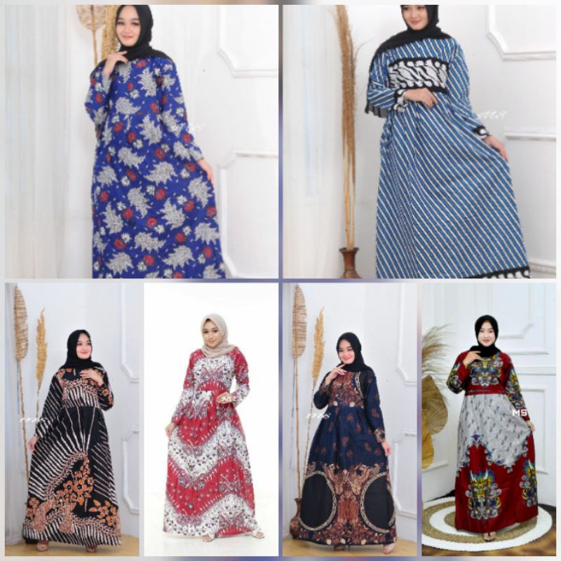 GAMIS BATIK MURAH (ORIGINAL) || GAMIS BATIK DEWASA || GAMIS BATIK PEKALONGAN