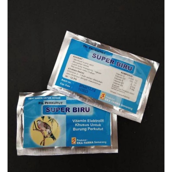 Super Biru Pil Perkutut