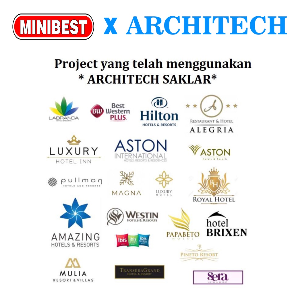 ARCHITECH STOP KONTAK SAKLAR INFINITY BROWN A63 ARCHITECH / SAKLAR RUMAH/ SAKLAR HOTEL