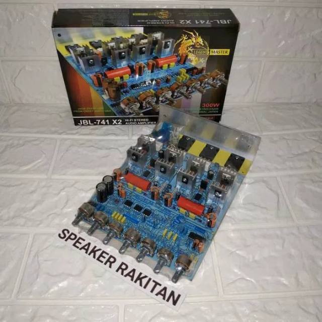 Kit power amplifier JBL-741 X2 HI-FI Stereo 300watt