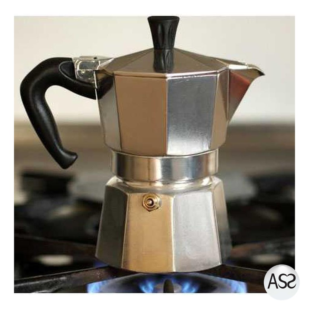 ASS Shop - OneTwoCups Espresso Coffee Maker Moka Pot Teko Filter - JF112