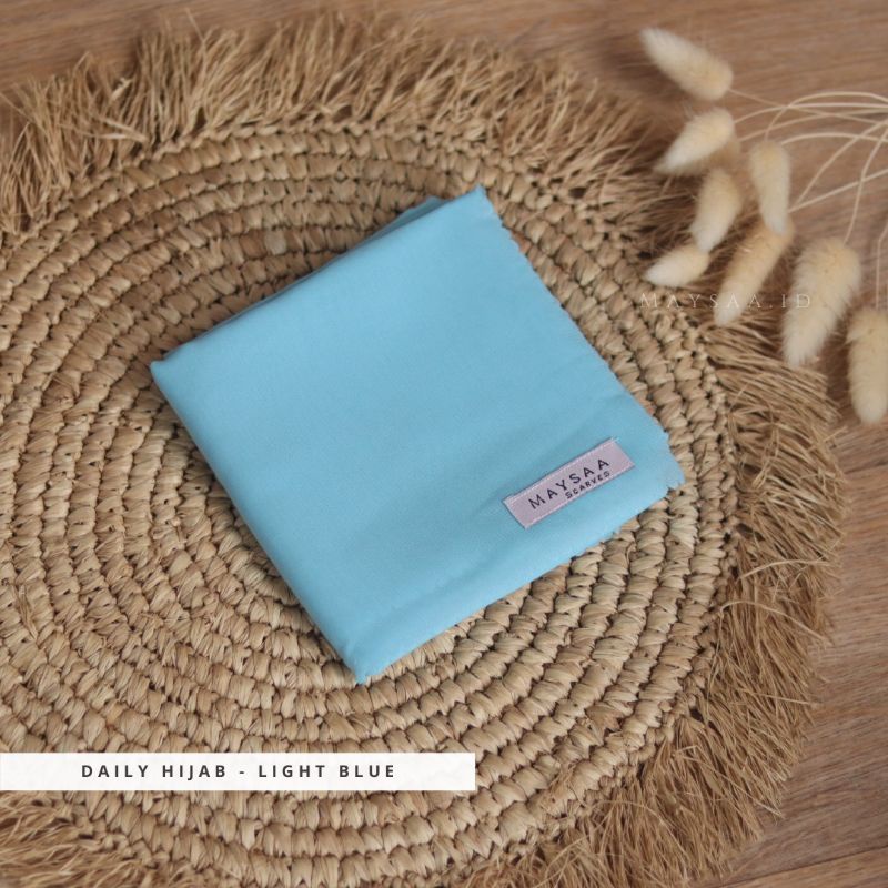 Katalog DAILY HIJAB SQUARE/ POLYCOTTON /Bella square-Light blue