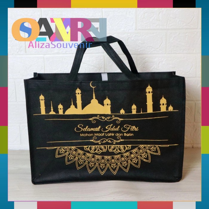 

NEW Tas Parcel Lebaran Idul Fitri Goodie Bag Bingkisan Sembako Murah - Hitam