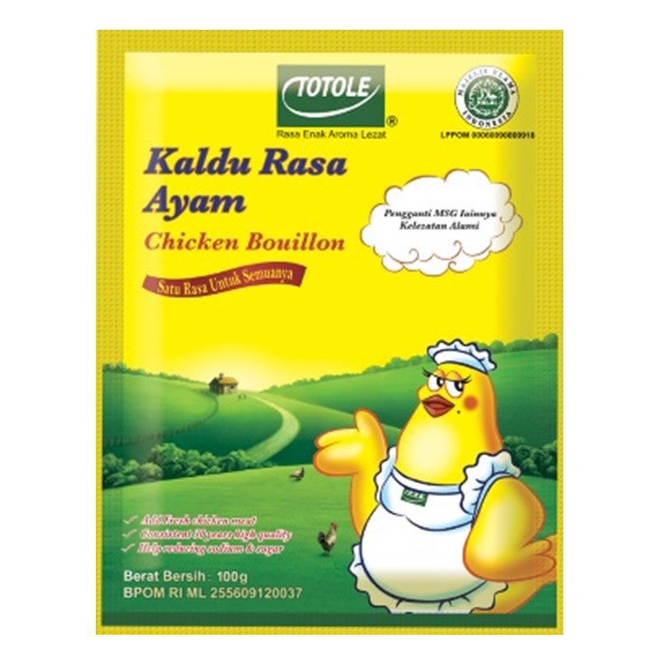 TOTOLE - KALDU AYAM HALAL 100 GR (PENYEDAP RASA)