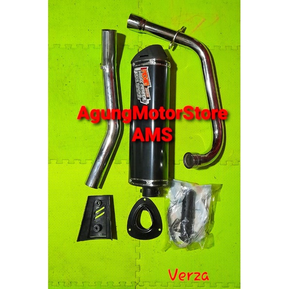 KNALPOT RACING HONDA VERZA MERK NOB1 3BOLD