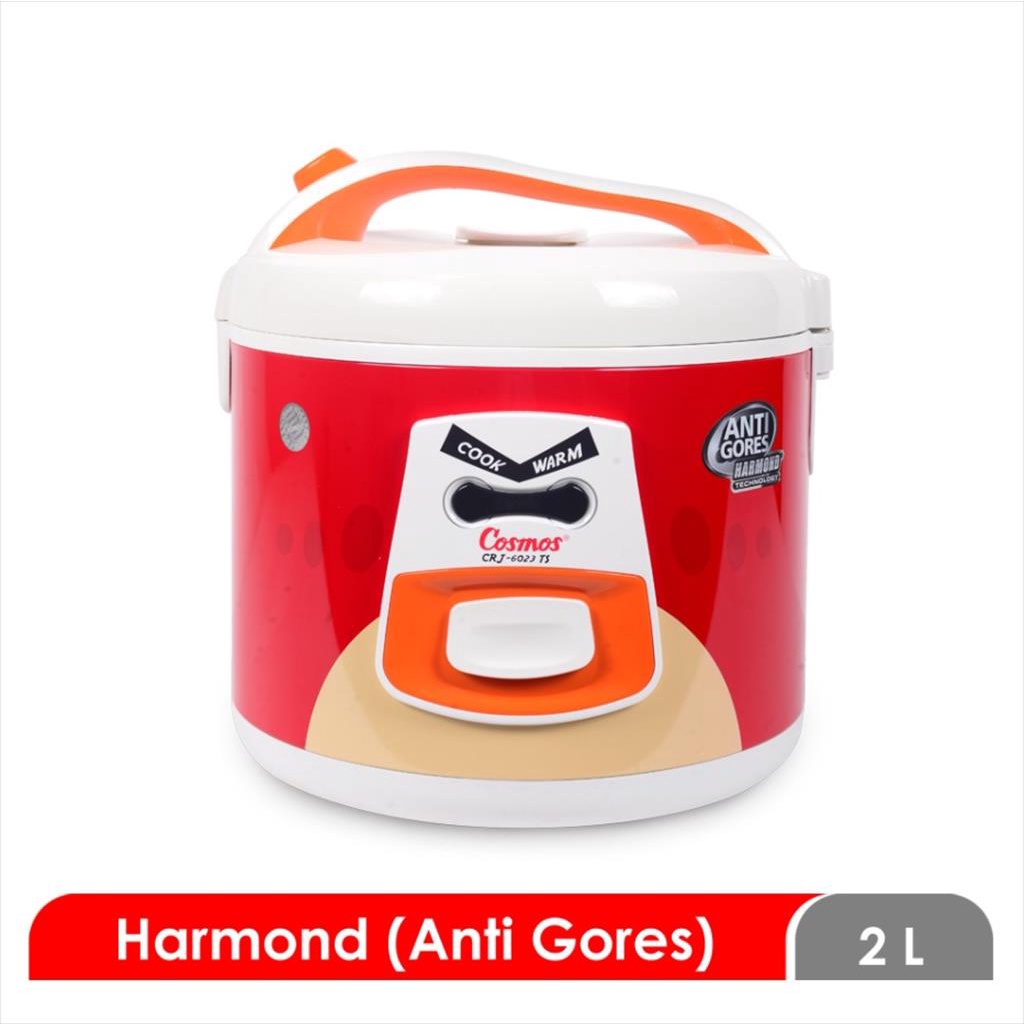 Rice Cooker Magic Com Cosmos Harmond Anti Gores Kapasitas 2 Liter CRJ 6023 N