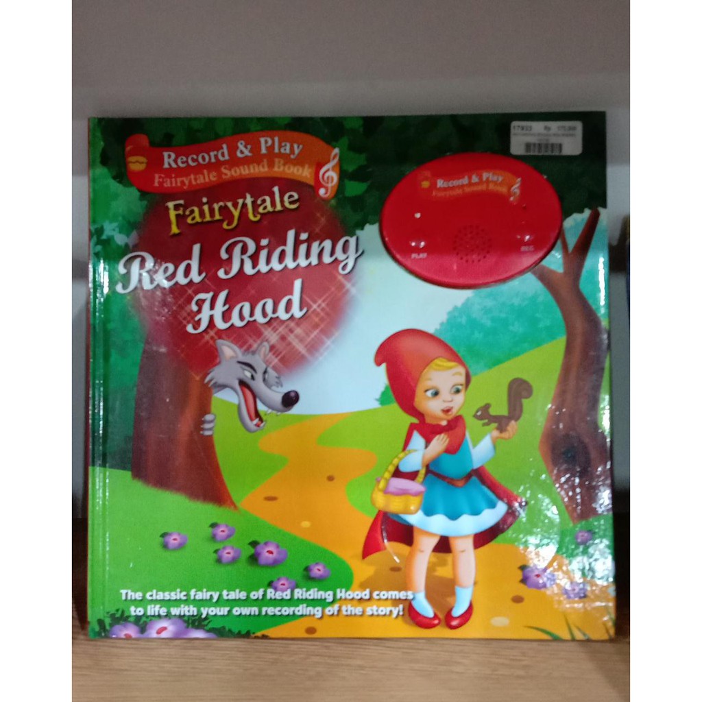 RECORDING BOOKS RED RIDING HOOD / MAINAN