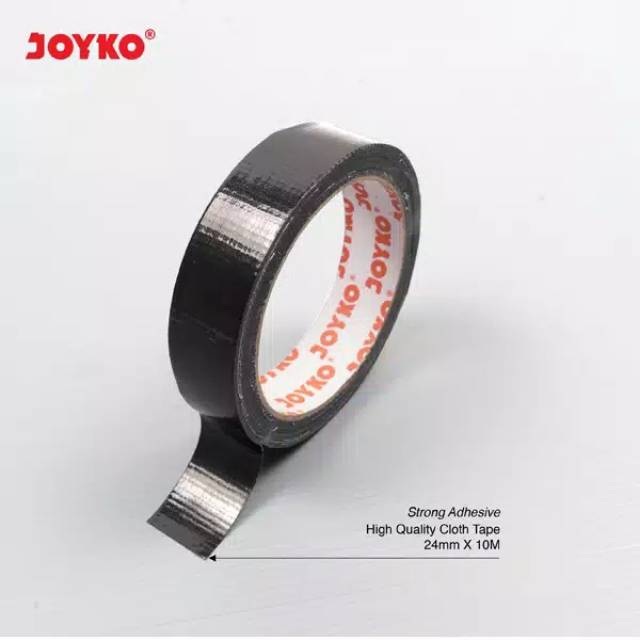 

CLOTH TAPE / LAKBAN KAIN HITAM JOYKO 24 x 10