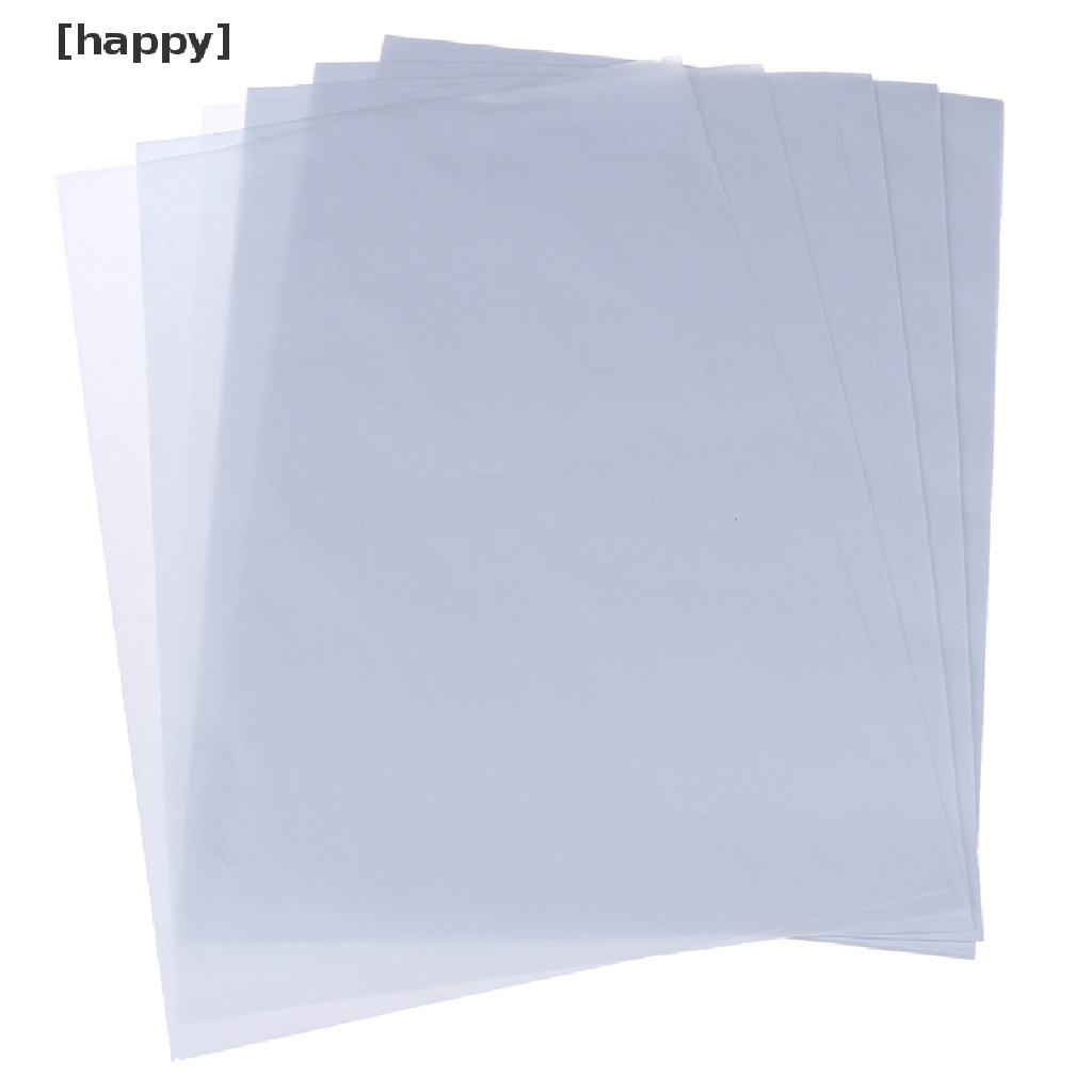 Ha 100pcs Kertas Transparan Untuk Menjiplak Kaligrafi