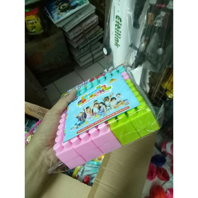 Lego Block Susun Building Balok Kreatif Block besar - Isi 28 Pcs-6