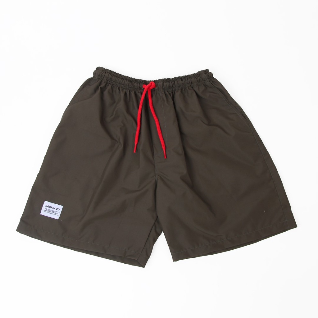 Raokin Celana Pendek Pria Boardshort Distro Green Army