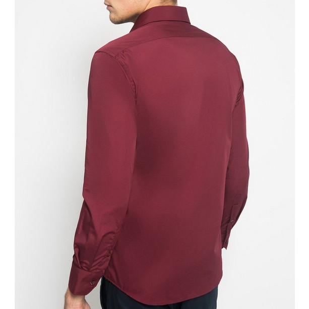 Kemeja ALISAN Polos Lengan Panjang Regular Fit ( MERAH , MAROON , FANTA 2 )