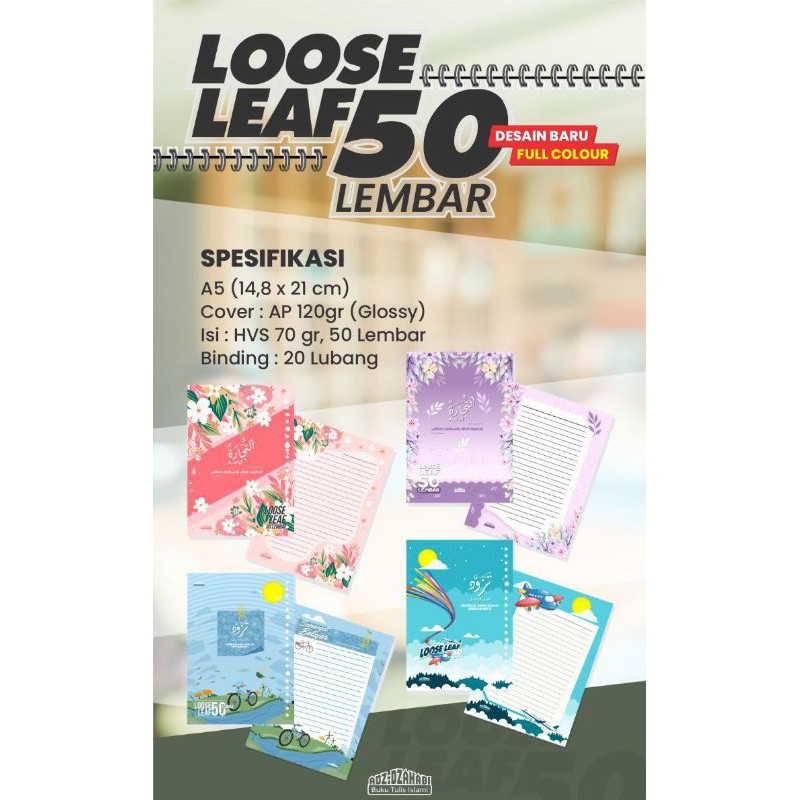 Loose Leaf 50 Lembar Full Colour