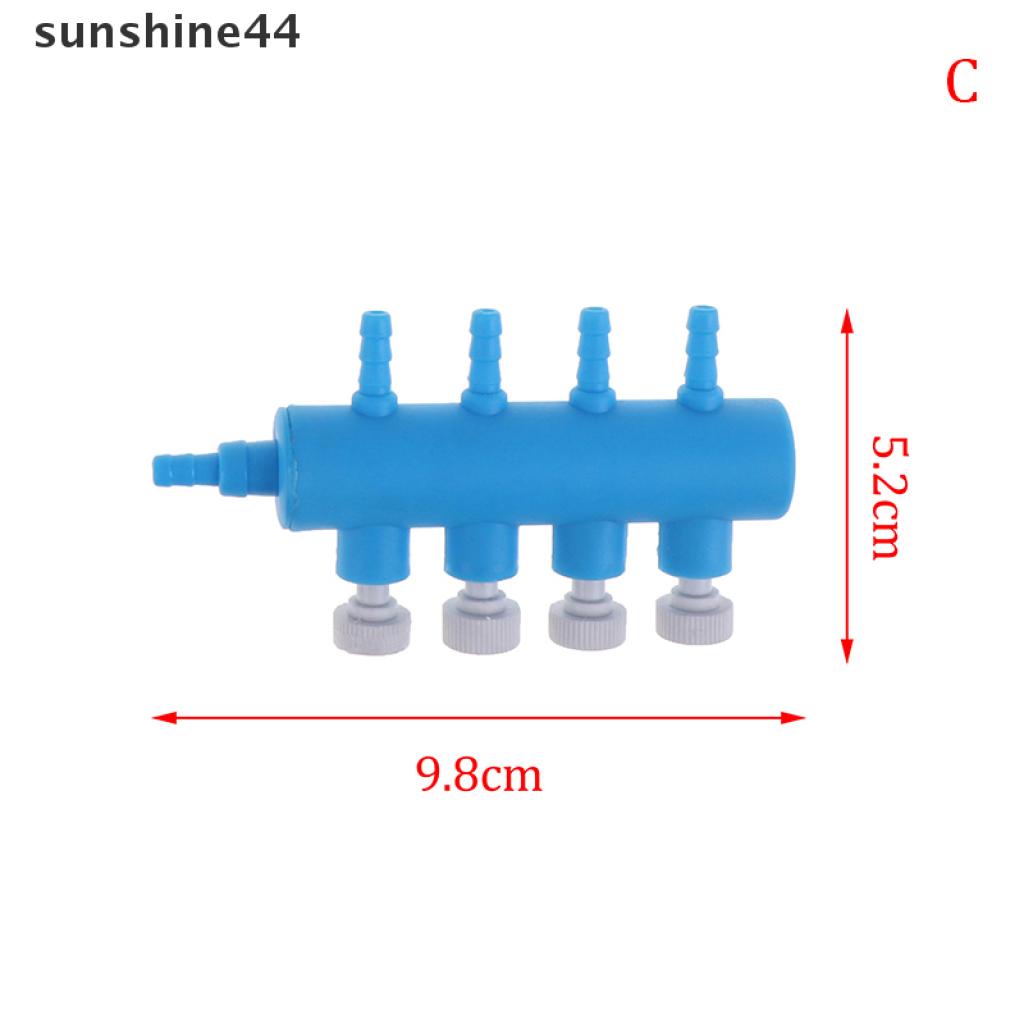 Sunshine Tabung Splitter Oksigen 2 3 4 5 6 Arah Untuk Aksesoris Pompa Udara Akuarium