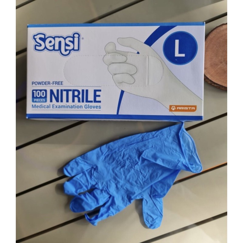 Sensi Sarung Tangan Nitrile Hand Glove isi 100pcs
