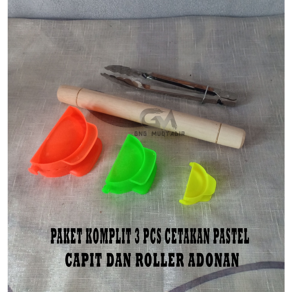 CETAKAN PASTEL KOMPLIT DAN ROLPIN KAYU + CAPIT