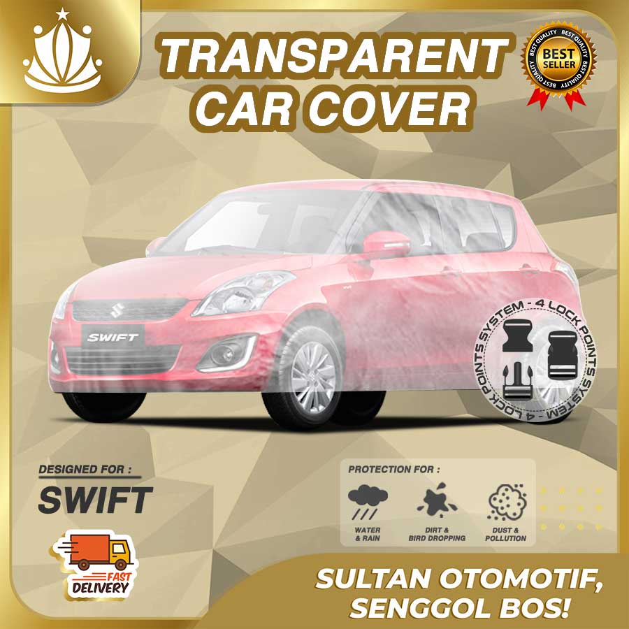 Body Cover Mobil Plastik TEBAL Swift WATERPROOF