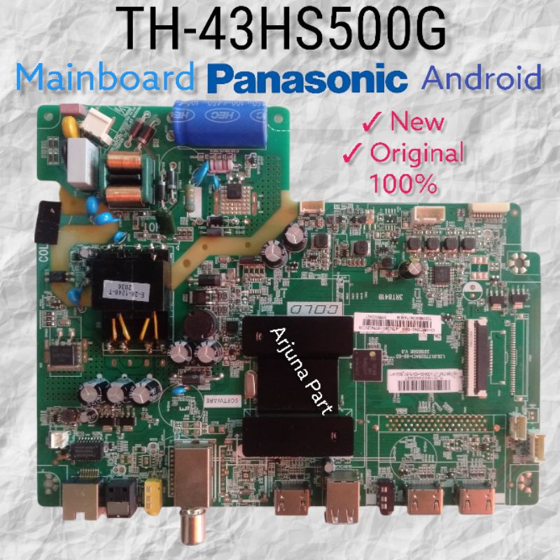 Mainboard TV Panasonic TH-43HS500G / MB tv panasonic 53HS500G / Mesin TV Panasonic 43Hs500G / MB 43H