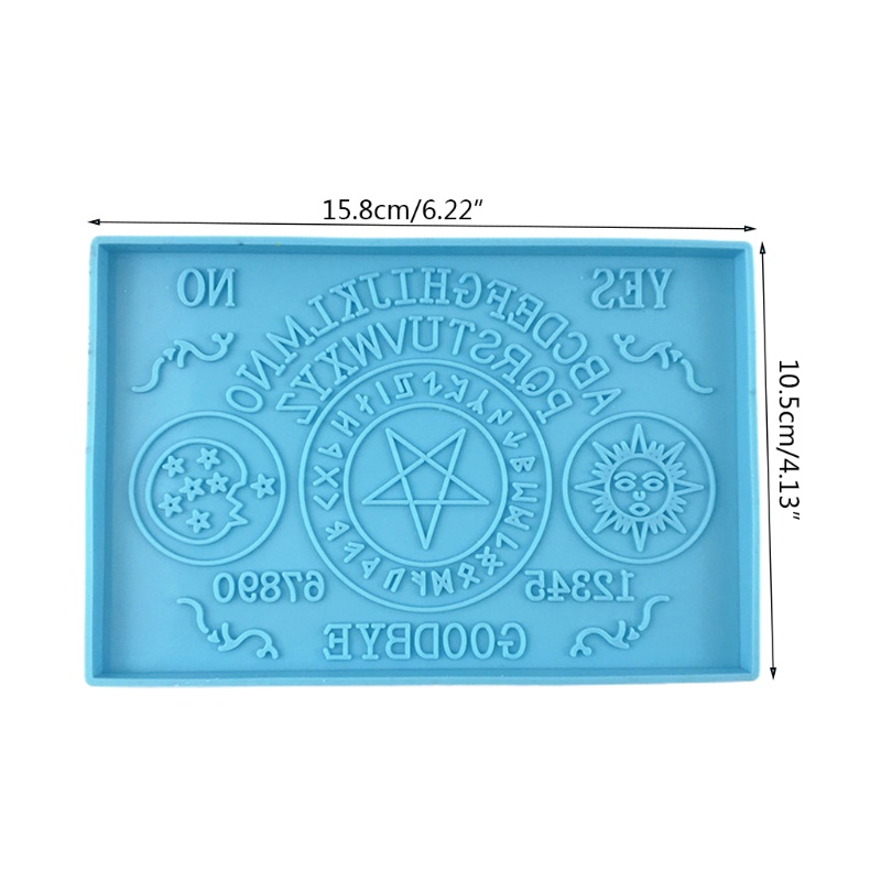 SIY  Magic Game Plate Silicone Mold Large Beauty Tray Mold for DIY Craft