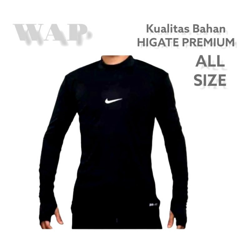 Manset Kaos Hygate Premium Baju Lengan Panjang Rayon Jersey Olahraga Atasan Dewasa Unisek