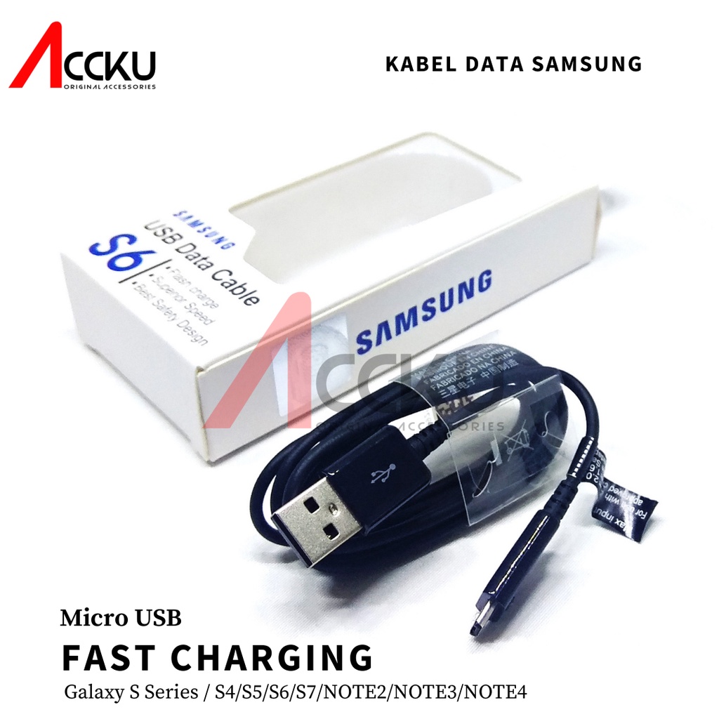 Kabel Data Samsung Galaxy Note 1 note 2 note3 note 4 Fast Charging Micro USB Original 100% Kabel Data Samsung Galaxy S6 S7 S5830 S5360 Galaxy V G313 G316