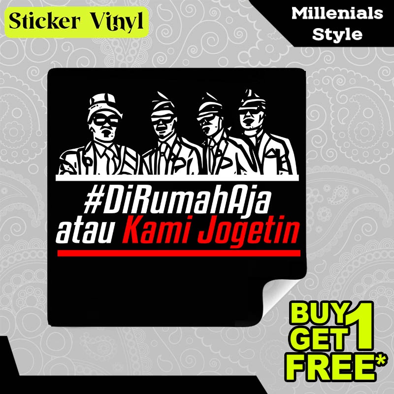 

Stiker Sticker Di Rumah Aja Coffin Dance Gambar Unik Desain Keren dan Kekinian Aesthetic Bahan Vinyl Satuan Anti Air