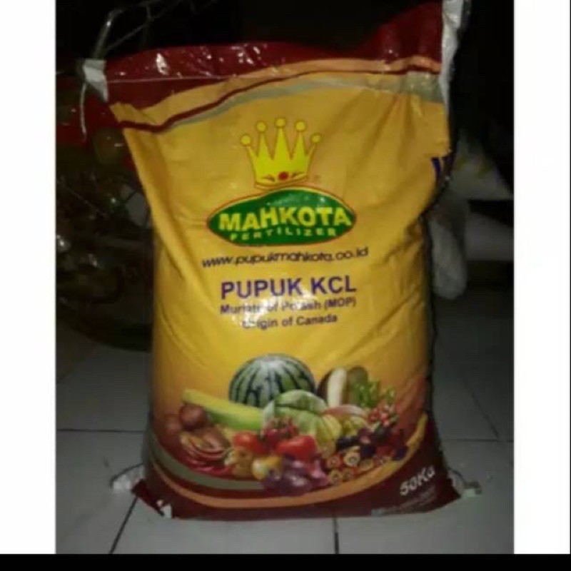 Pupuk KCL Mahkota 1 kg