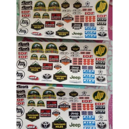 ⇗ stiker rc adventure dasar transparant ←