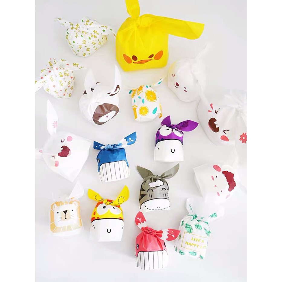 

plastik rabbit packing lucu dan hadiah goddie bag small 10pcs RB03