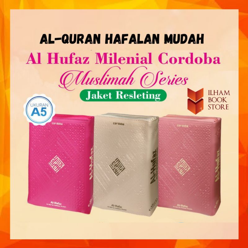 A5 | Al Quran Wanita | Al Quran Al Hufaz A5 Muslimah | Al Hufaz Jaket Resleting Cordoba | Al Quran H