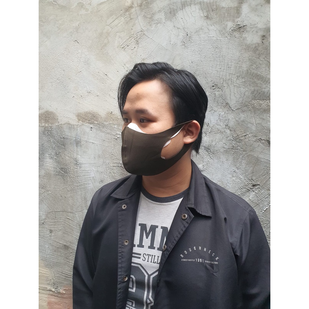 Masker Kain Scuba Tebal / Masker Tambahan - Army