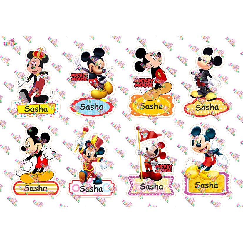 

LABEL NAMA MICKEY MOUSE 32 STIKER-ANTI AIR/ROBEK/LUNTUR-2 Nama MM1XL2