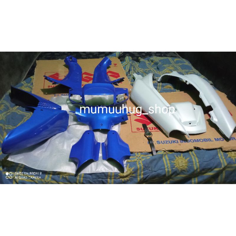 full body satria lumba biru putih SGP