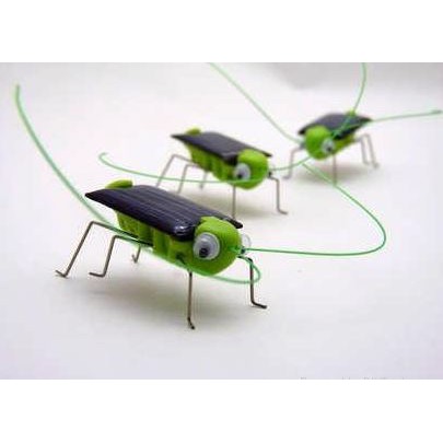 Grasshopper robot bug solar power Belalang serangga tenaga surya tanpa baterai bisa getar bergetar