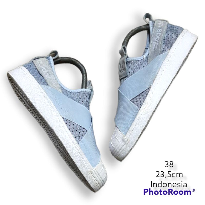 Sepatu Adidas Superstar Slip on Second Size 38