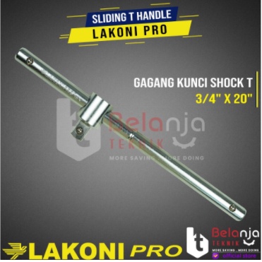 LAKONI PRO Sliding T Handle 3/4" X 20" Gagang Kunci Shock T 3/4 Sok T