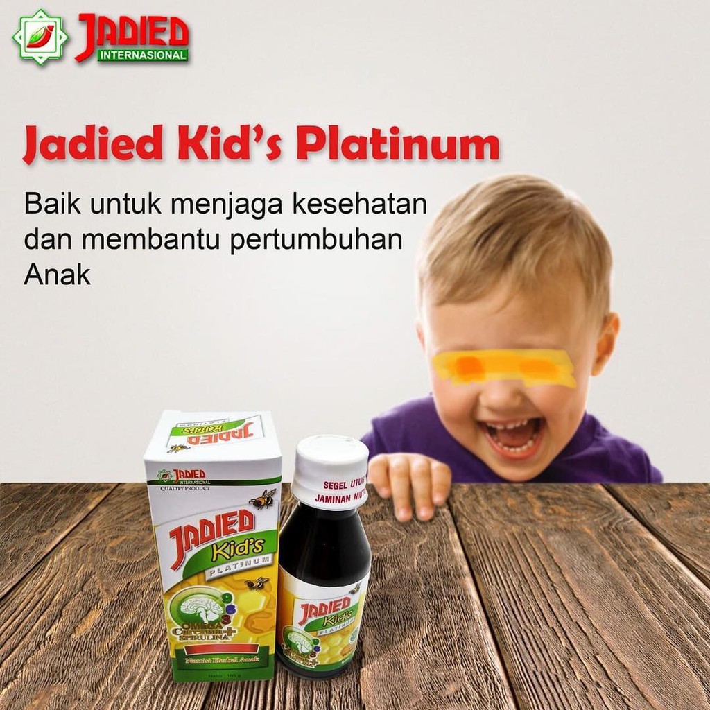 JADIED Kids Platinum / Madu Anak / Madu Anak Sehat / Daya Tahan Tubuh Anak / Madu Nafsu Makan Anak